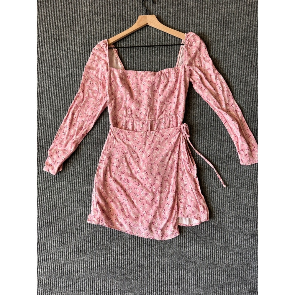 Reformation Rosalie Cottagecore Coquette Romantic Whimsical Crepe Dress Size 4